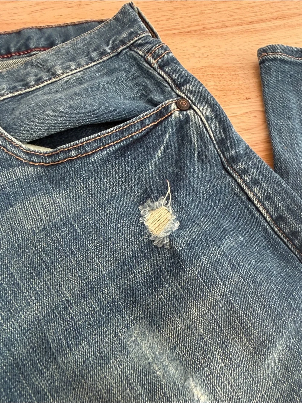 Men's Distressed Blue Jeans Arizona size 31x30